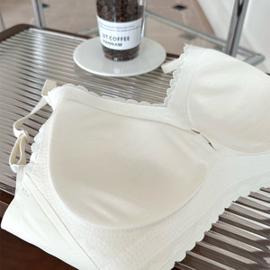 Soutien-gorge <span class=keywords><strong>sexy</strong></span> sans couture en dentelle pour <span class=keywords><strong>femme</strong></span>, avec bonnets fixes push-up fins pour petites poitrines, anti-affaissement <span class=keywords><strong>et</strong></span> maintien optimal - Product Image 4