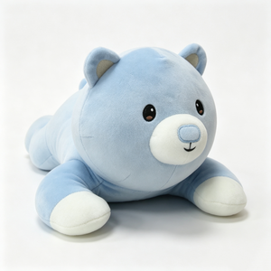 Oso de Peluche Azul Personalizado, Peluche de Oso Teddy, Almohada de Peluche para Bebés de 0 a 24 Meses, para Fiestas - Product Image 3