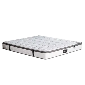 Knitted Fabric Memory Foam Queen Sized Bed Mattress Vacuum Compressed Customized Size Hotel Mattress