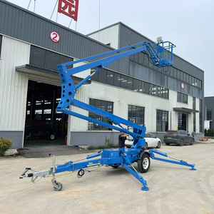 P-840 12 m bis 22 m 300 kg Hydraulisch-Elektrische Anhänger-Gelenkteleskopbühne mit CE-Zertifizierung - Product Image 6