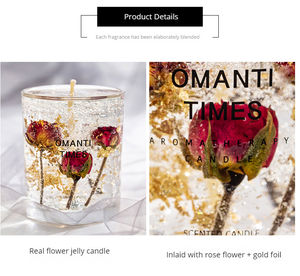 เทียนเจลใสตกแต่งบ้านในแก้ว กลิ่นหอมบำบัด - Product Image 4