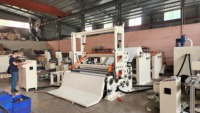 Machine de découpe et de rembobinage de rouleaux géants informatisée à grande vitesse avec moteur PLC Delta et composants essentiels à roulements