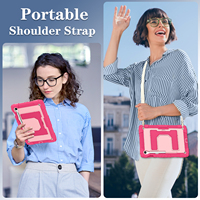 Étui robuste antichoc en silicone et PC avec béquille, sangle d'épaule et support pour stylet pour Tab S10 Lite S10 FE S9 FE 10.9 OEM ODM