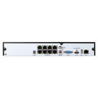 Enregistreur vidéo réseau Gcraftsman 4K 8MP 8 canaux LPR Superlive Plus APP VMS conforme à la norme NDAA pour caméra POE de reconnaissance automatique des plaques d'immatriculation