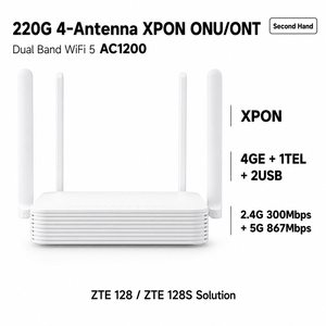 โมเด็มออปติคอล WIFI5 แบบสองย่านความถี่มือสอง พร้อมเสาอากาศ 221N-2 XPON 2.4&5G AC1200 ONU Router OMCI/TR069 FTTR/FTTX - Product Image 6