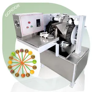 Machine de fabrication de sucettes coupées de traitement de bonbons à boule ronde dure bouillie