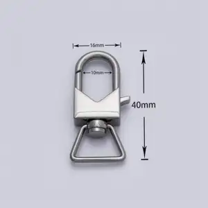 Zinc Alloy Snap Hook High Quality Bag Accessories Snap Hook Buckle Hardware Metal Snap Hook Lock