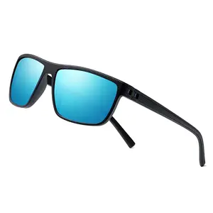 Gafas de sol deportivas polarizadas de diseño rectangular clásico, protección UV, conducción, pesca, Golf, gafas de sol ligeras para hombres