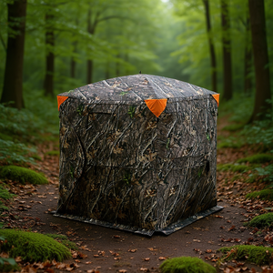 D0100HADNMV Capanno per Caccia al Cervo 58 Pollici Stile Perspettico Portatile in Rete per 2-3 Persone Accessorio per Caccia al Tacchino - Product Image 2