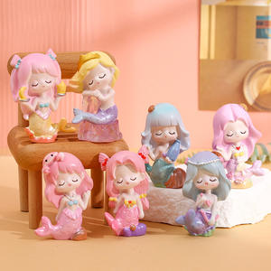 Figuras de caja ciega <span class=keywords><strong>sorpresa</strong></span> de la sirena del zodiaco doce: muñecas de dibujos animados para el hogar, juego de moda, lindos adornos de resina, regalos - Product Image 3