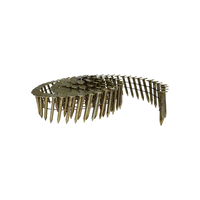 1-1/4IN clous de bobine de toiture en acier inoxydable électro-galvanisé finition galvanisée à chaud tige lisse Type pointe de diamant
