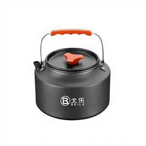 Bouilloire de camping portable en aluminium, théière d'extérieur 0,8L-2,0L, légère, anodisée, pour la randonnée - Product Image 3