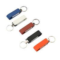 Produk Baru Usb Kulit Flash Drive Penyimpanan Eksternal Usb Disk Usb 3.0 Gantungan Kunci Stik Memori