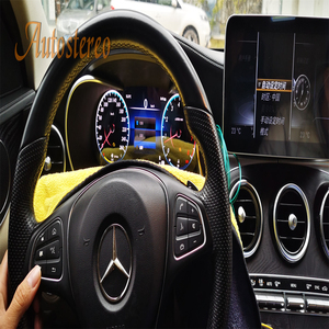 Cockpit Virtuel Affichage Numérique pour Mercedes Benz <span class=keywords><strong>C</strong></span> W205 GLC X205 2015-2019 Lecteur Multimédia Automobile Tableau de Bord Compteur de Vitesse Écran - Product Image 5