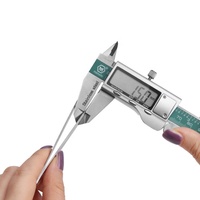 Pince à épiler pointue en acier inoxydable de haute qualité pour l'élimination des points noirs et des boutons Kit d'outils de soin du visage outil de maquillage de beauté