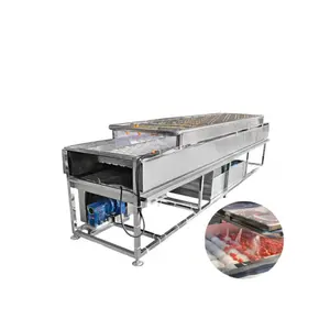 Peso 150kg verdura lavatrice potenza industriale 4kw lavatrice per frutta per piante acquatiche