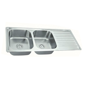 Fregadero <span class=keywords><strong>de</strong></span> Cocina Extensible <span class=keywords><strong>de</strong></span> Acero Inoxidable 304 <span class=keywords><strong>de</strong></span> 120x48cm, Fregadero Grande para Lavandería con Escurridor, Fregadero Económico en Oferta para Lavar Ropa - Product Image 2