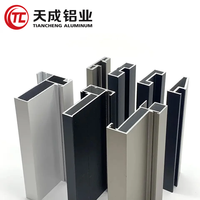 Porte coulissante panoramique en aluminium de haute qualité et profil de fenêtre avec contrôle d'accès et performance d'isolation thermique,