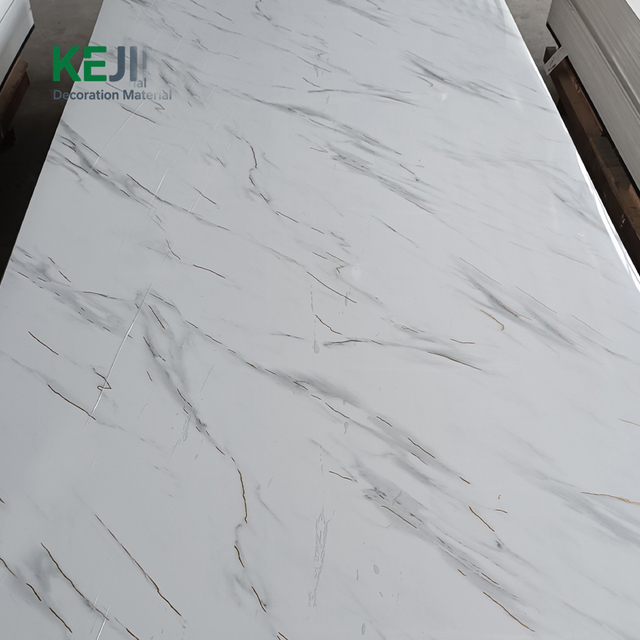 Hot Sale Modern Style Waterproof Interior Decorative UV PVC Wall Panels PVC Marble Sheet