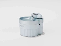 Fontaine à eau automatique pour animaux de compagnie 2L, abreuvoir pour animaux de compagnie, bol à boire en plastique d'intérieur pour chiens/chats (moteur brossé)