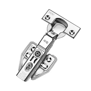 304不锈钢铰链厨房五金35毫米软关闭滑动铰链，家具橱柜铰链