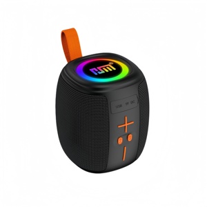 ลำโพงผ้าพกพาสำหรับใช้งานกลางแจ้ง มาตรฐานกันน้ำ IPX6 พร้อมไฟ RGB เชื่อมต่อไร้สาย TWS <span class=keywords><strong>FM</strong></span> และบลูทูธ - Product Image 3