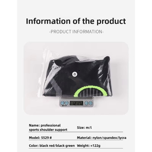 En gros 1 pièce Sangle d'épaule élastique réglable avec coussinets de sport, attelle articulaire de compression fixe pour fitness, entorses et tensions musculaires - Product Image 6