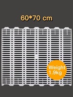 Plancher à lattes en plastique durable pour porcelets, utilisé pour les élevages de porcs, brosse à abeilles, équipement d'élevage de porcs