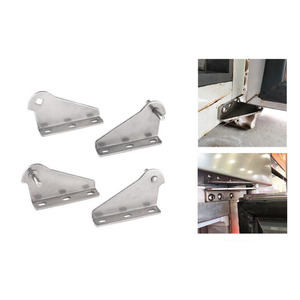 Bisagras de puerta de acero inoxidable S06 para congelador de cuatro puertas, banco de trabajo de refrigeración, fácil instalación, estilo moderno y sencillo - Product Image 1