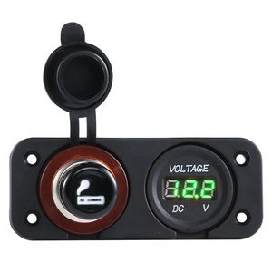 12v double USB voiture allume-cigare prise séparateur pour voiture motos bateau chargeur adaptateur d'alimentation sortie accessoires panneau - Product Image 2