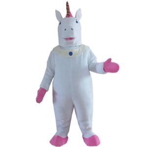 Costume de mascotte licorne blanche pour adulte/costume de mascotte personnalisé - Product Image 3