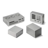 Boîtier en alliage d'aluminium à dissipation thermique de haute précision, coque durable pour équipement électronique, châssis PC, coque de boîtier d'usine