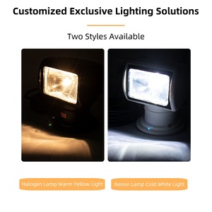 IP65 impermeable 100W DC 12V 24V marino inalámbrico halógeno lámpara de xenón yate Control remoto navegación reflector - Product Image 3