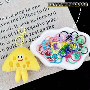 Cute Quirky Sliced Cheese Plush Toy PP Cotton Filled Unisex Student Bag Pendant Cheese Keychain Charms <b>Accessories</b> - Product Image 6
