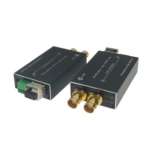 Mini Convertitore Fibra Ottica 12G-SDI con Tally RS485 Loop Out Fibra Monomodale SFP <span class=keywords><strong>LC</strong></span> 20KM per Trasmissioni Televisive - Product Image 1