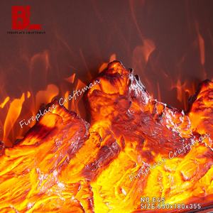 Chimenea Decorativa Moderna, Decoración con Llama de <span class=keywords><strong>Fuego</strong></span>, Biomasa, Leña, Inserto para Estufas, Chimenea Eléctrica Interior con LED, Calentador - Product Image 6