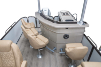 Kinocean 2024 New Mini Bar Lounge Pontoon Boats Power Outboard Engine Combo Set Fibre de verre Aluminium Material Great Price!