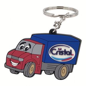 Porte-clés promotionnels en caoutchouc PVC personnalisés de haute qualité avec logo, ouvre-bouteille 3D - Product Image 4