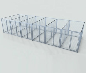 Customized Steel Pet <strong>Kennel</strong> Cage Crate Walk-in Boarding <strong>Kennel</strong> Multiple <strong>Outdoor</strong> Large <strong>Dog</strong> <strong>Kennels</strong> - Product Image 1