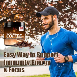 ODM OEM Mushroom Coffee with 10-Mushroom Extract Blend Support Optimal Health Immunity Wellbeing <b>Protein</b> Mushroom Coffee - Product Image 4
