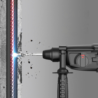 Marteau perforateur rotatif électrique professionnel 800W 65A Outil électrique populaire Marteau de démolition électrique