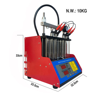 220V 110V Professional 6 Cylinders Gasoline Nozzles Fuel Injectors Car Motorcycle <strong>Auto</strong> Ultrasonic Cleaning Tester <strong>Machine</strong> - Product Image 5