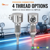 Transmitter Suhu WTsensor 4-20mA Pt100 Intrinsic Safety -50~650C +/-0.5%FS SS304 IP65 Sensor RTD Kelas Khusus