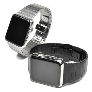 Correa de acero inoxidable para Iwatch Series 7, 8, Se, 5, 49mm, 45mm, 40mm, pulsera de eslabones de mariposa para <span class=keywords><strong>Apple</strong></span> <span class=keywords><strong>Watch</strong></span>, bandas de reloj Ultra Metal - Product Image 3