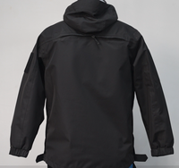 Veste tactique multifonctionnelle imperméable et coupe-vent en microfibre à membrane multi-poches, tissu sergé Talson Tricot