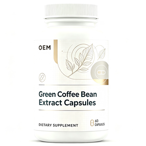 แคปซูลสารสกัดจากเมล็ดกาแฟเขียวแบบ OEM สำหรับแบรนด์ส่วนตัว ช่วยเสริมสร้างสารต้านอนุมูลอิสระ สุขภาพหัวใจ สมอง และเพิ่มพลังงาน - Product Image 1