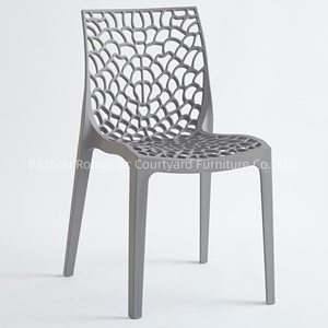 Chaises de salle à manger ergonomiques en plastique, design élégant, sans accoudoirs, durables, à prix abordable, très demandées - Product Image 4