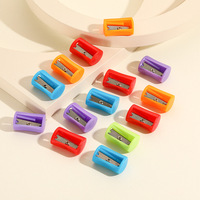 Taille-crayon écologique en plastique en forme de tasse Kawaii, multicolore, petit coupe-crayon pour enfants, usage scolaire et de bureau