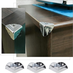 Phụ tùng thay thế của trứng lồng ấp góc cú đúp bảo vệ Bọc góc cạnh bảo vệ Bìa dấu ngoặc Chrome cho Thân cây bằng gỗ hộp ngực CAS - Product Image 5