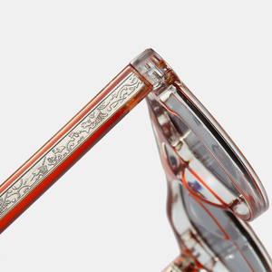 Lunettes <span class=keywords><strong>de</strong></span> <span class=keywords><strong>soleil</strong></span> rondes en plastique personnalisées unisexe 2026 pour femmes, lunettes <span class=keywords><strong>de</strong></span> luxe UV400 - Product Image 5